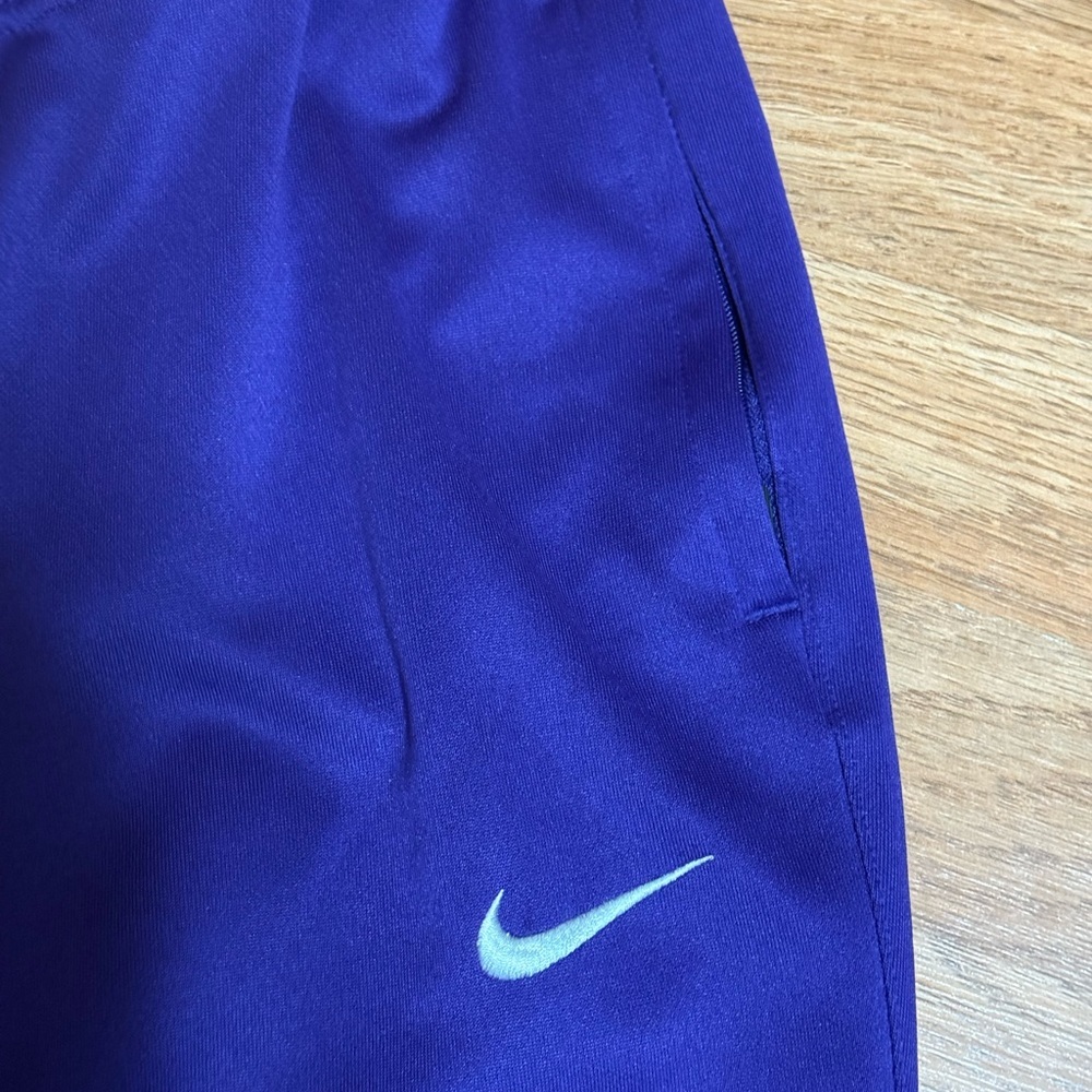 Nike Mens Pants purple Size XSmall Track Pant Zip Ankle Straight 100% Polyester - Picture 4 of 8
